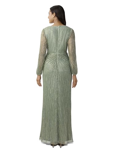 Green Long Sleeve Gown