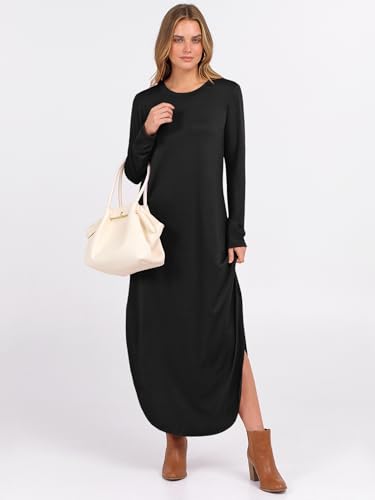 Long Sleeve Pockets Maxi