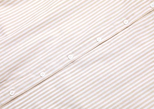 Long Sleeve Button-Front Cotton Maxi