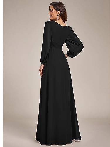 Chiffon Long Sleeve Formal