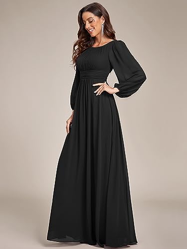 Chiffon Long Sleeve Formal