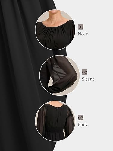Chiffon Long Sleeve Formal