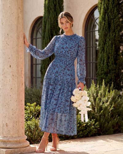Long Sleeve Floral Maxi