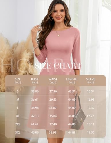 Church Tea-Length Pockets Dress