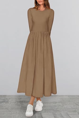 Long Sleeve Pockets Midi