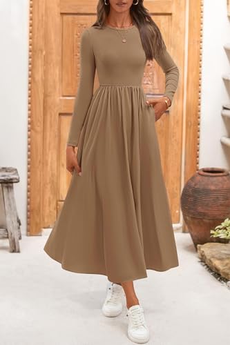 Long Sleeve Pockets Midi
