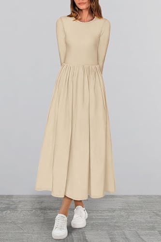 Long Sleeve White Wedding Guest Pockets Midi