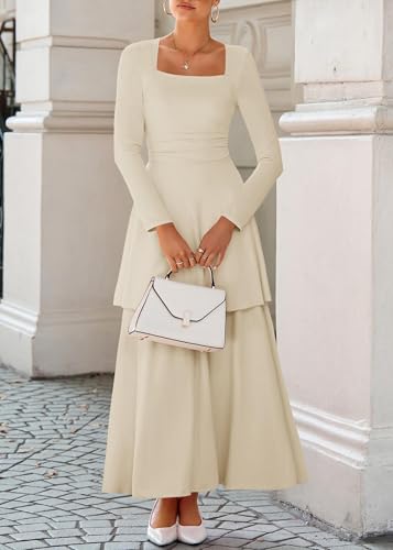 Long Sleeve Corset Maxi