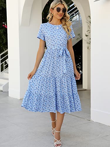 Floral Church Tea-Length Midi
