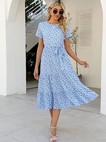 Floral Church Tea-Length Midi