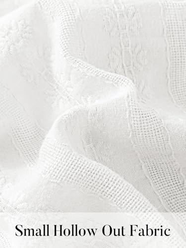 Long Sleeve White Puff Sleeve Midi