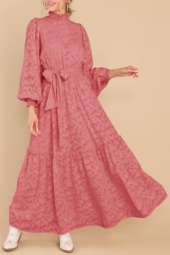 Bean Paste Long Sleeve Maxi