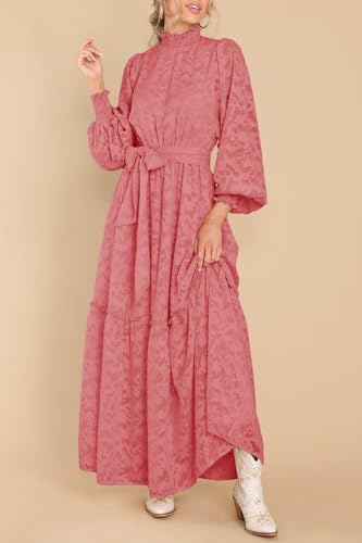 Bean Paste Long Sleeve Maxi