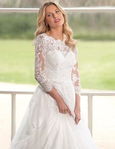Long Sleeve Lace Wedding Dress