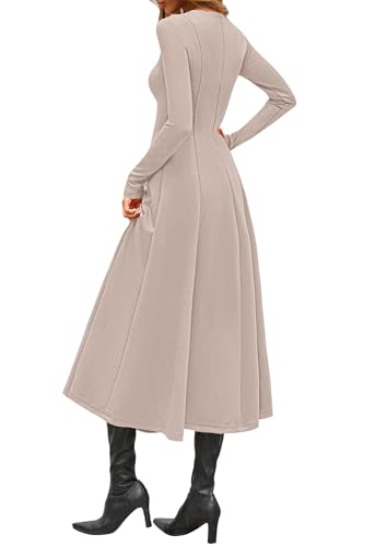Long Sleeve A-Line Midi