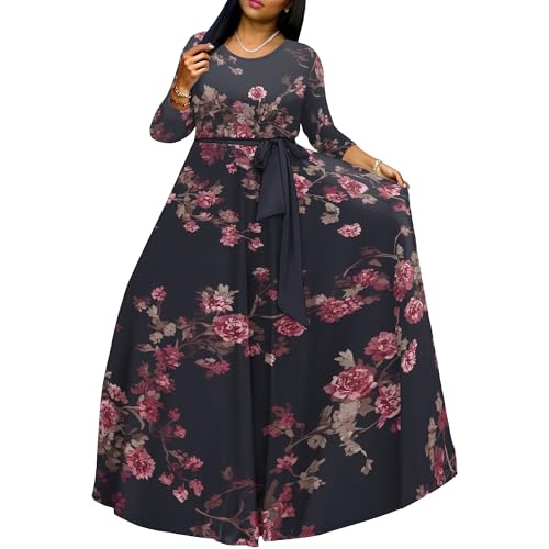 Floral A-Line Church Maxi