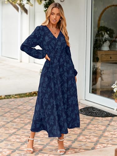 Boho Floral Long Sleeve Maxi