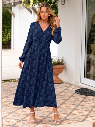 Boho Floral Long Sleeve Maxi