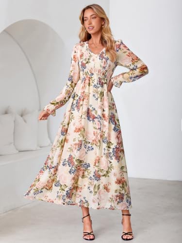Long Sleeve Floral Maxi Shirt
