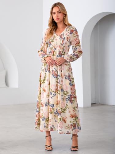 Long Sleeve Floral Maxi Shirt