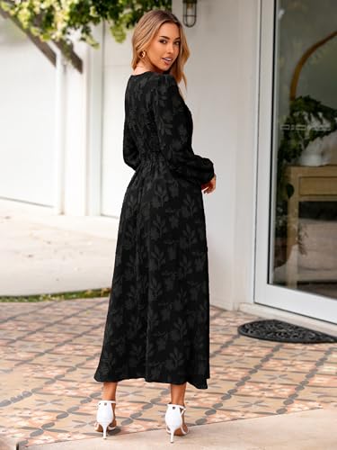 Long Sleeve Floral Church Maxi