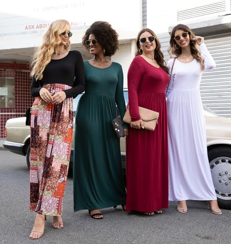 Long Sleeve Pockets Maxi