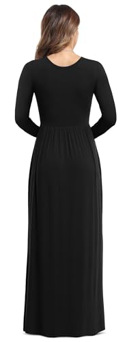 Long Sleeve Pockets Maxi