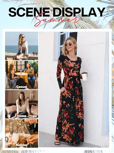 Long Sleeve Pockets Maxi