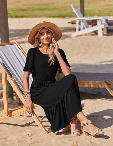 Crew Neck Cotton Midi