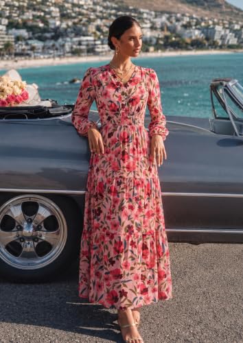 Long Sleeve Wedding Guest Maxi
