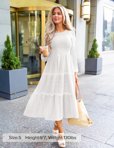Long Sleeve White Maxi Shirt
